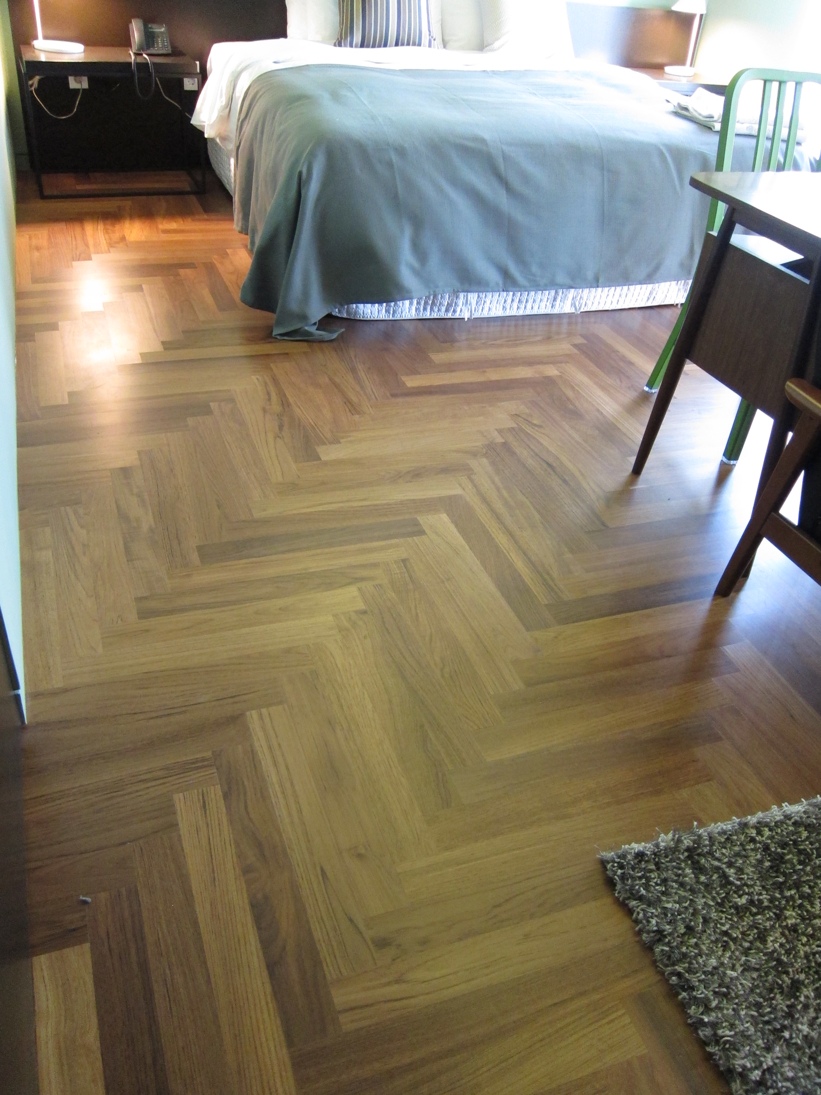 Urban hotel Woodflooring